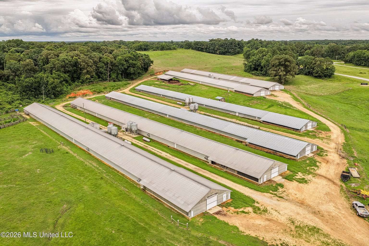 40 Acres of Agricultural Land with Home for Sale in Lena, Mississippi