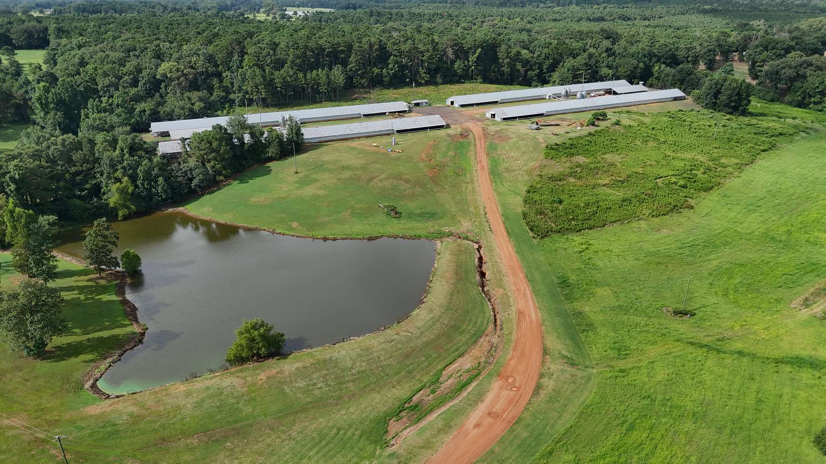 92 Acres of Agricultural Land with Home for Sale in Athens, Louisiana