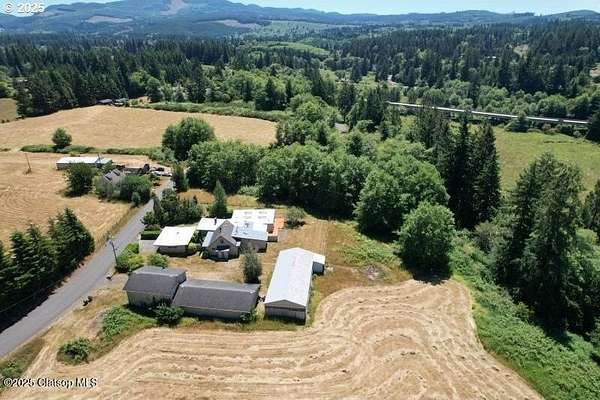 32 Acres of Agricultural Land with Home for Sale in Astoria, Oregon