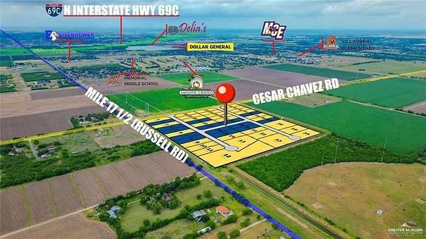 2.29 Acres of Residential Land for Sale in Edinburg, Texas