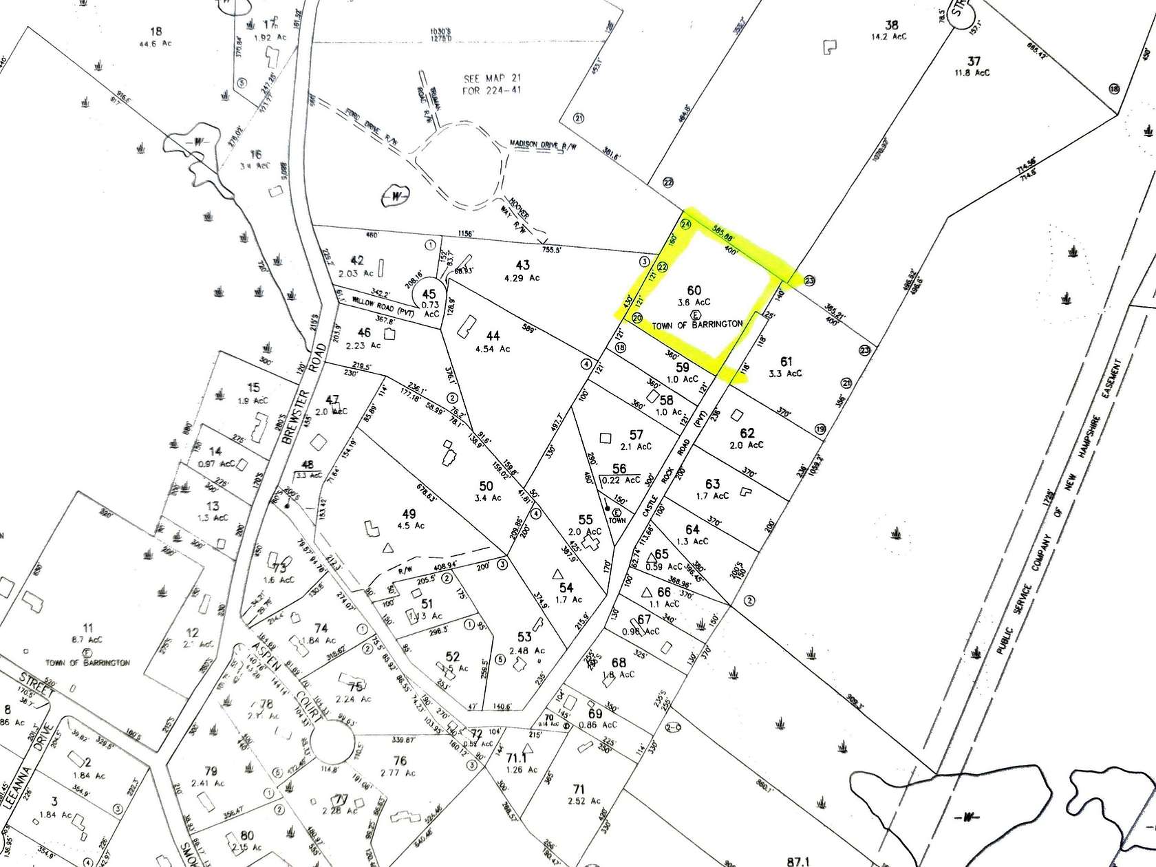 3.6 Acres of Residential Land for Sale in Barrington, New Hampshire