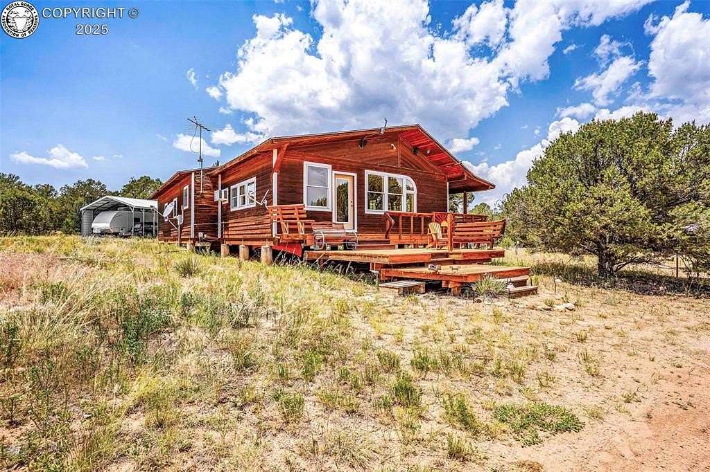 65 Acres of Recreational Land with Home for Sale in Gardner, Colorado