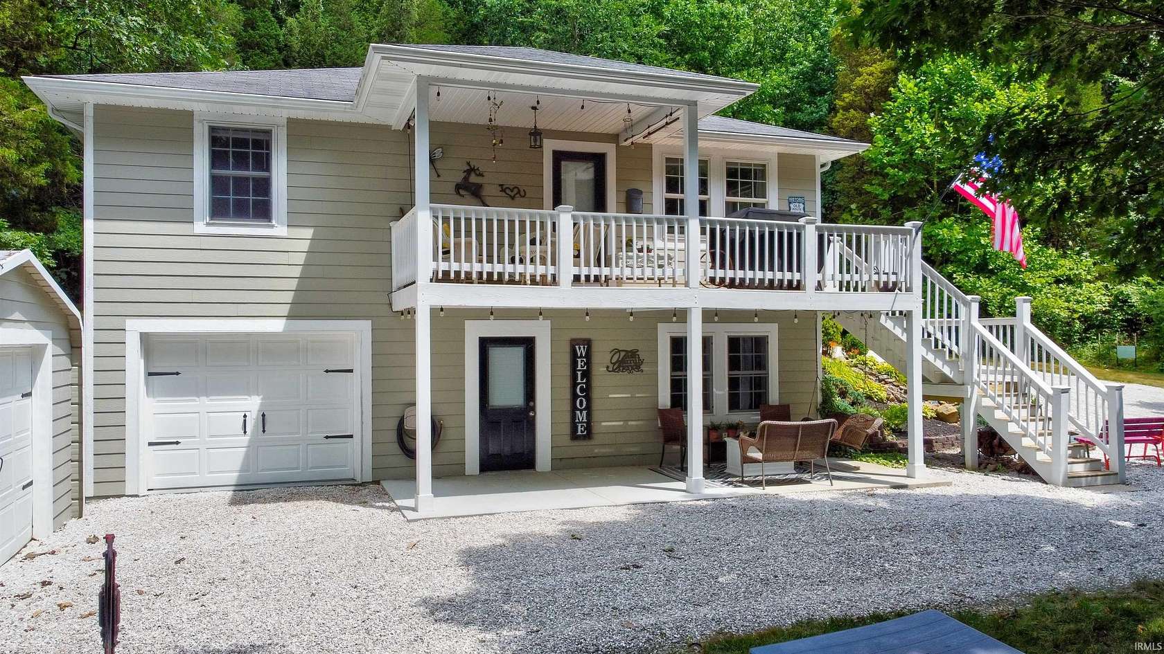 12.7 Acres of Recreational Land with Home for Sale in Cannelton, Indiana