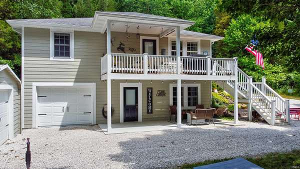 12.7 Acres of Recreational Land with Home for Sale in Cannelton, Indiana