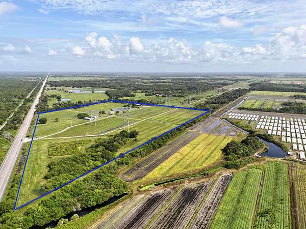44 Acres of Land with Home for Sale in Indiantown, Florida