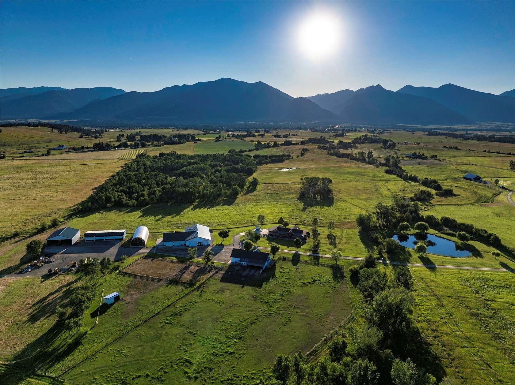 244 Acres of Land with Home for Sale in Stevensville, Montana