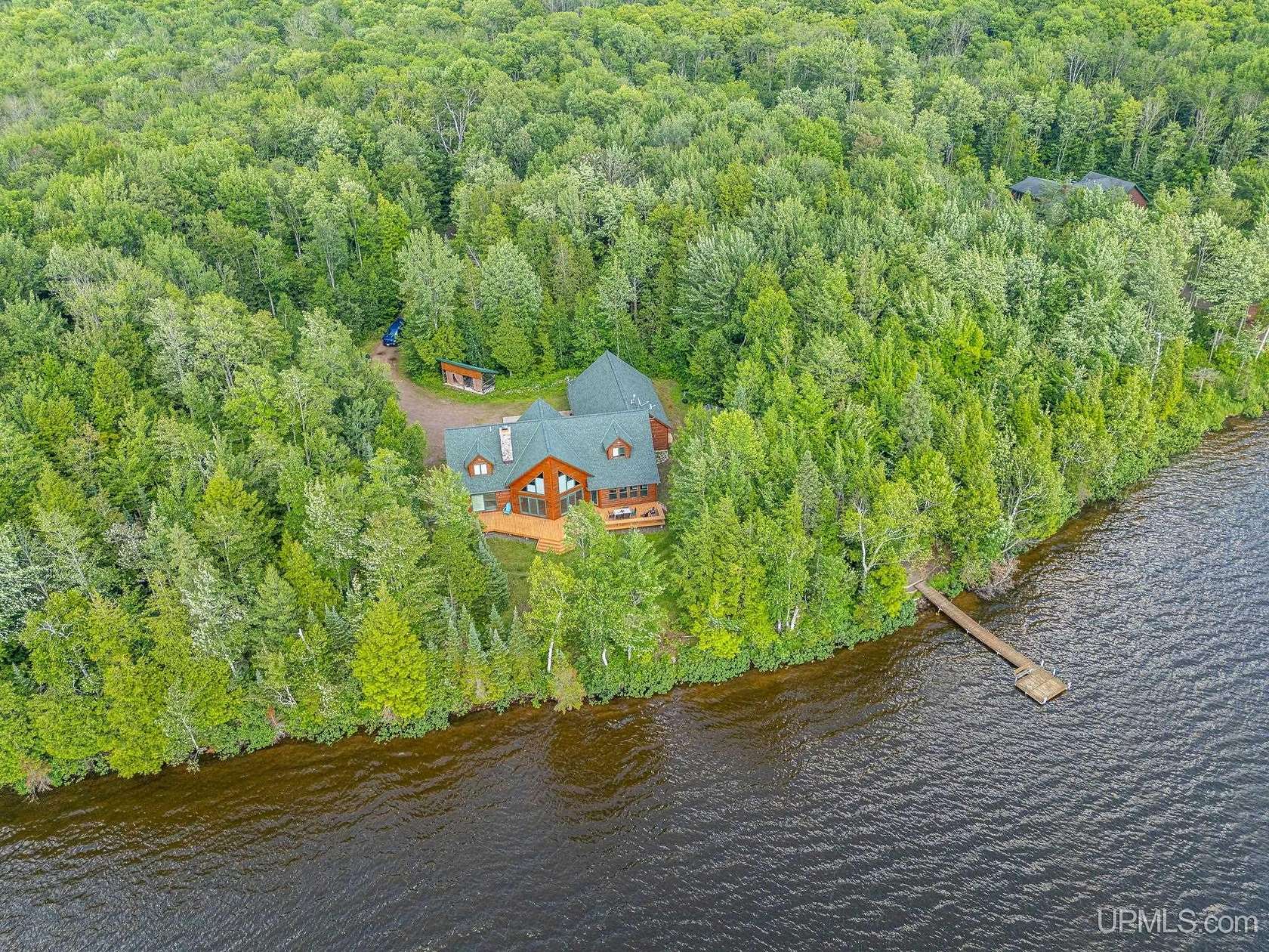 8 Acres of Residential Land with Home for Sale in Wakefield, Michigan