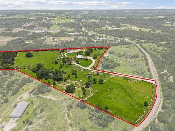 16.7 Acres of Land with Home for Sale in Stephenville, Texas