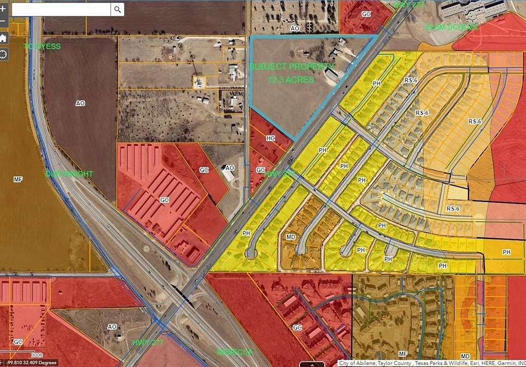 12.3 Acres of Land for Sale in Abilene, Texas