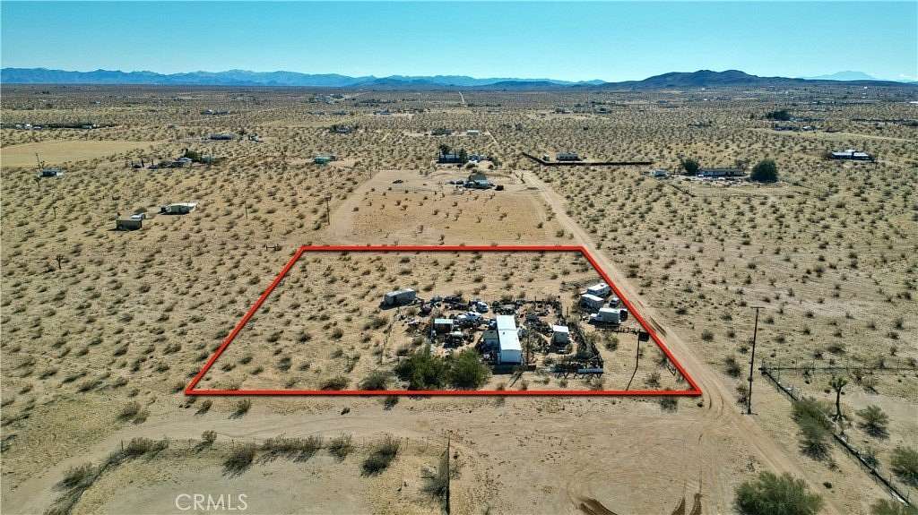 2.5 Acres of Land with Home for Sale in Landers, California
