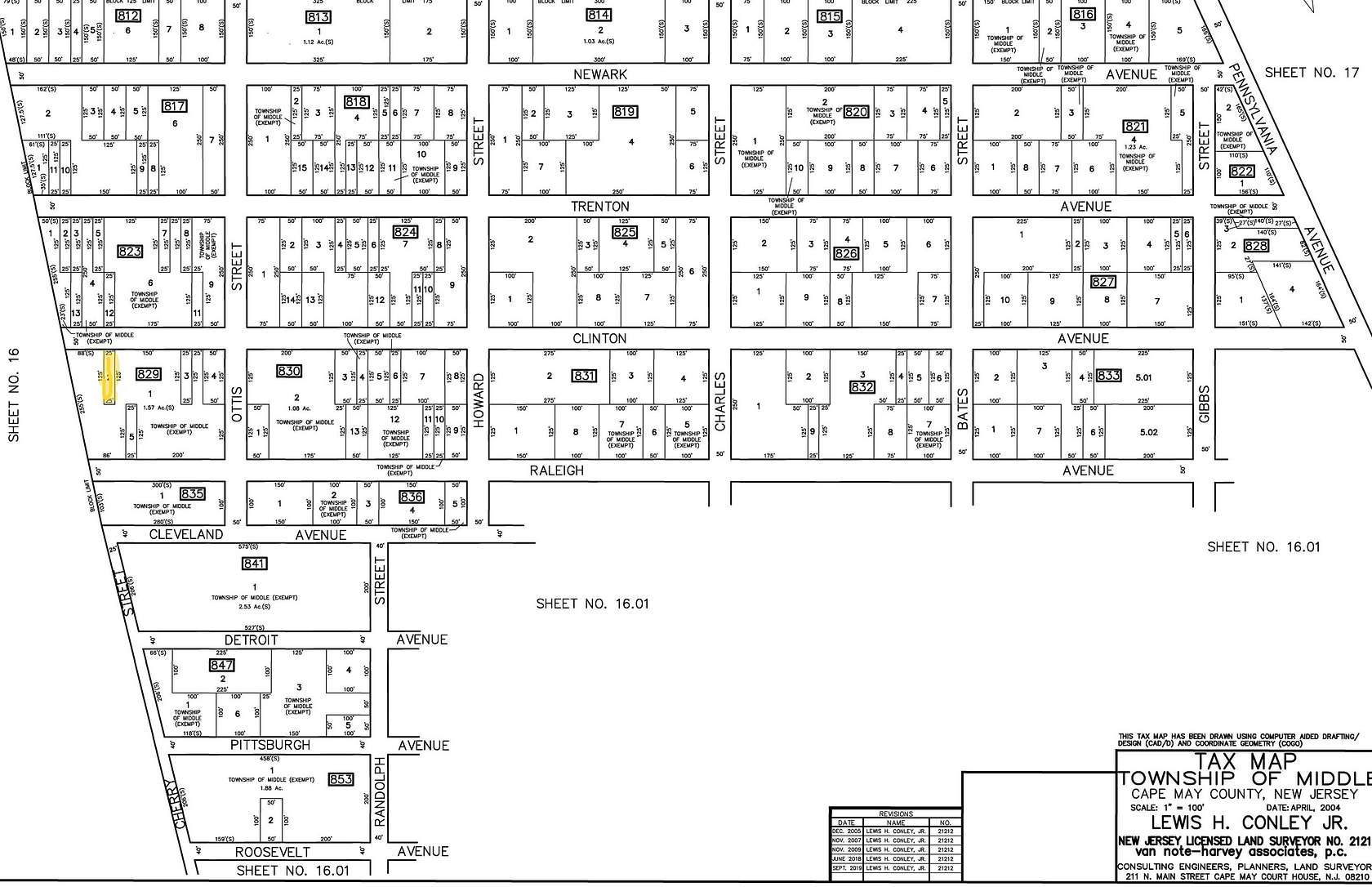 0.07 Acres of Commercial Land for Sale in Whitesboro, New Jersey