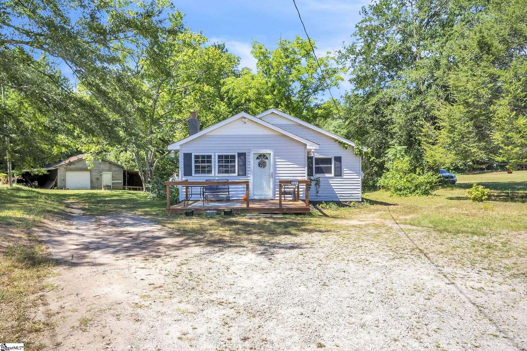 5.1 Acres of Residential Land with Home for Sale in Landrum, South Carolina