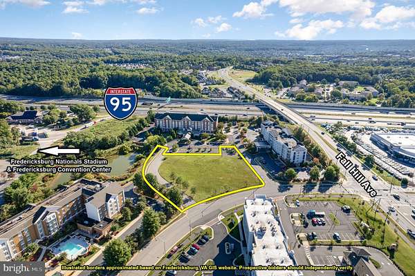 1.78 Acres of Commercial Land for Auction in Fredericksburg, Virginia