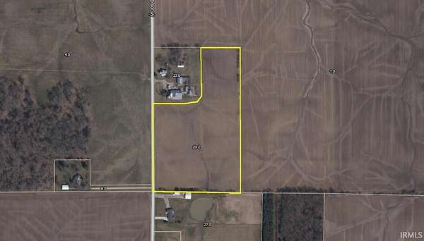 13.7 Acres of Agricultural Land for Sale in Parker City, Indiana