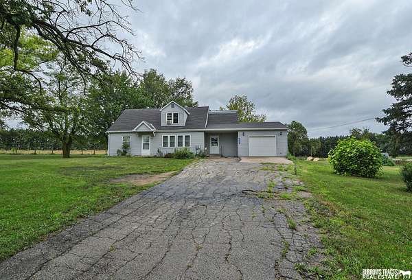 9.58 Acres of Land with Home for Sale in Liberty, Nebraska