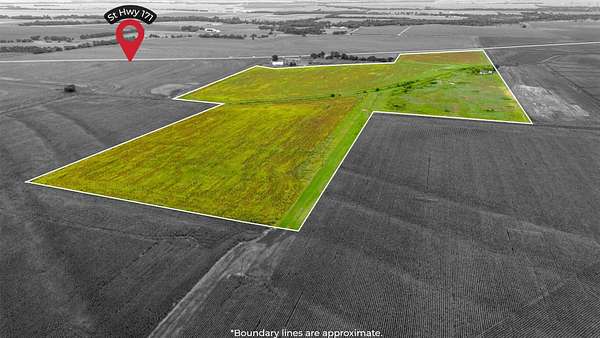 60.8 Acres of Agricultural & Residential Land for Sale in Bynum, Texas