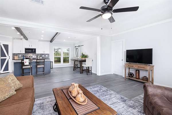 10.4 Acres of Land with Home for Sale in Rochelle, Texas