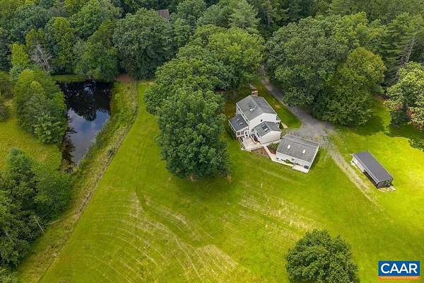 7.15 Acres of Residential Land with Home for Sale in Charlottesville, Virginia