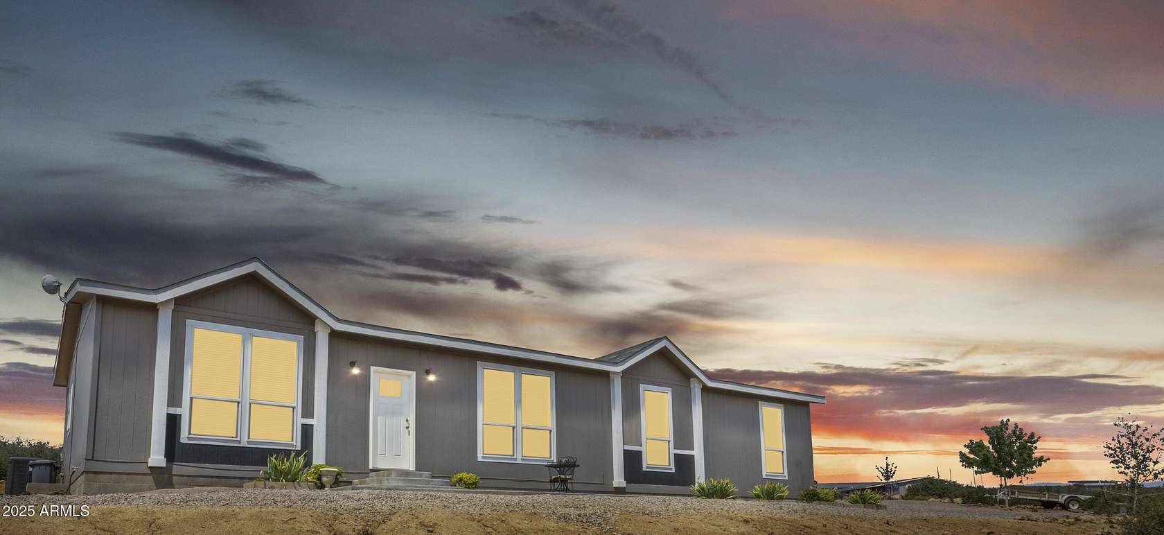 2 Acres of Residential Land with Home for Sale in Dewey, Arizona