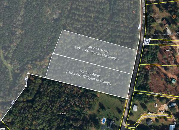 8 Acres of Residential Land for Sale in Clinton, South Carolina