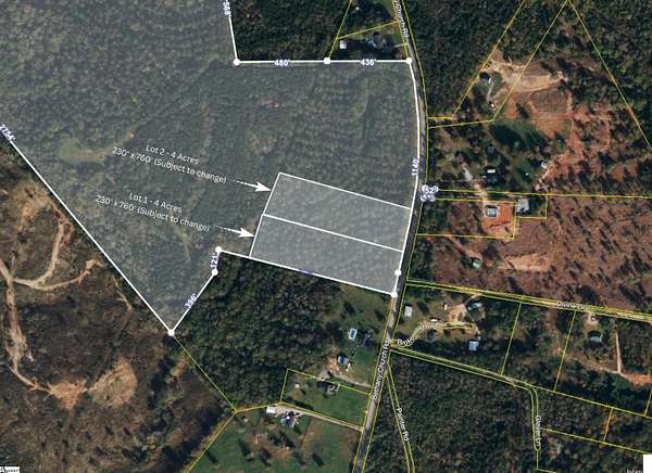 8 Acres of Residential Land for Sale in Clinton, South Carolina