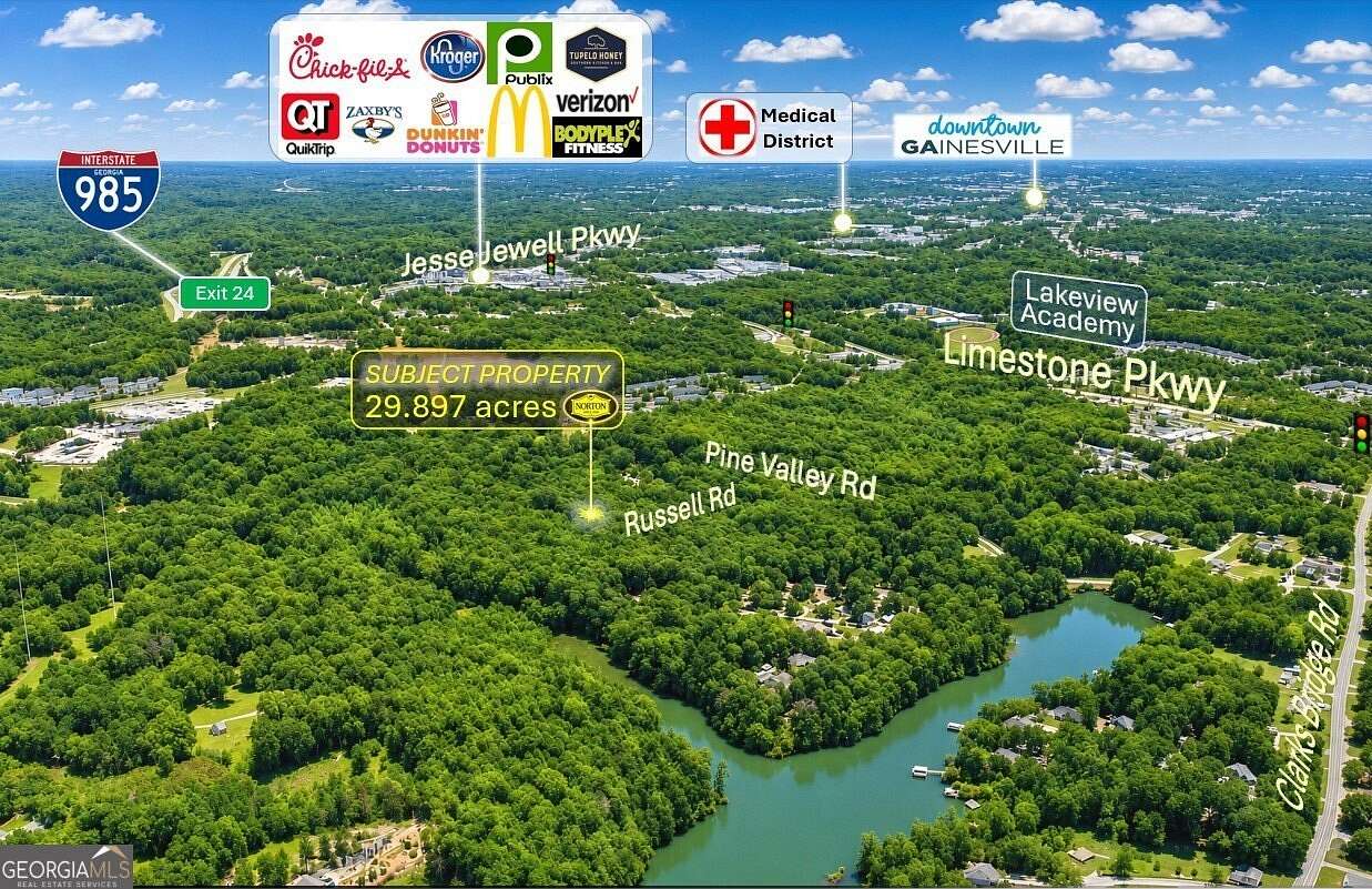 29.9 Acres of Land for Sale in Gainesville, Georgia