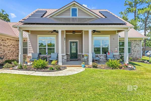 5.6 Acres of Residential Land with Home for Sale in Robertsdale, Alabama