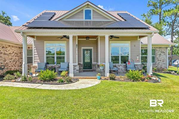 5.6 Acres of Land with Home for Sale in Robertsdale, Alabama