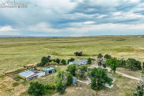 10 Acres of Residential Land with Home for Sale in Calhan, Colorado