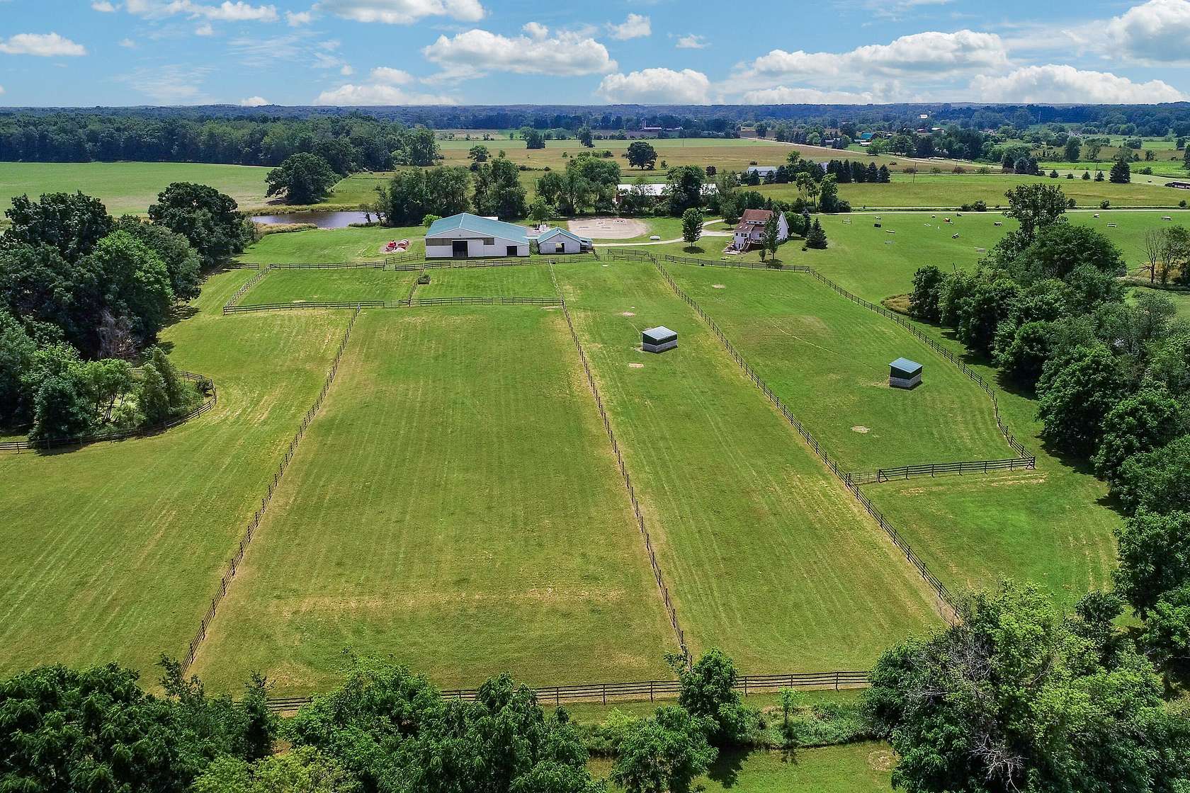 18.5 Acres of Land with Home for Sale in Howell, Michigan