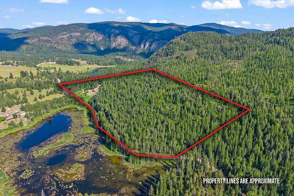 44.1 Acres of Recreational Land with Home for Sale in Kettle Falls, Washington