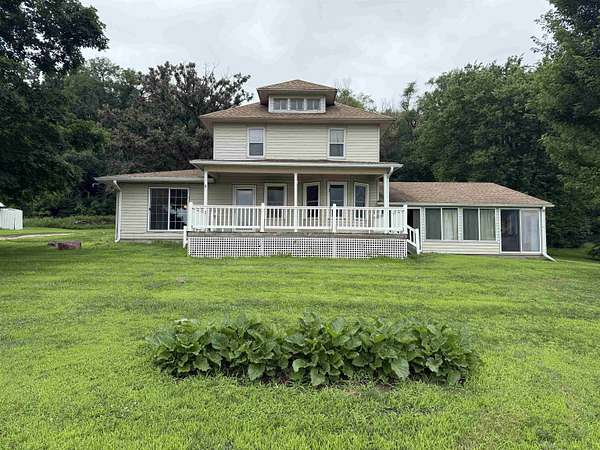 3 Acres of Residential Land with Home for Sale in Decatur, Nebraska