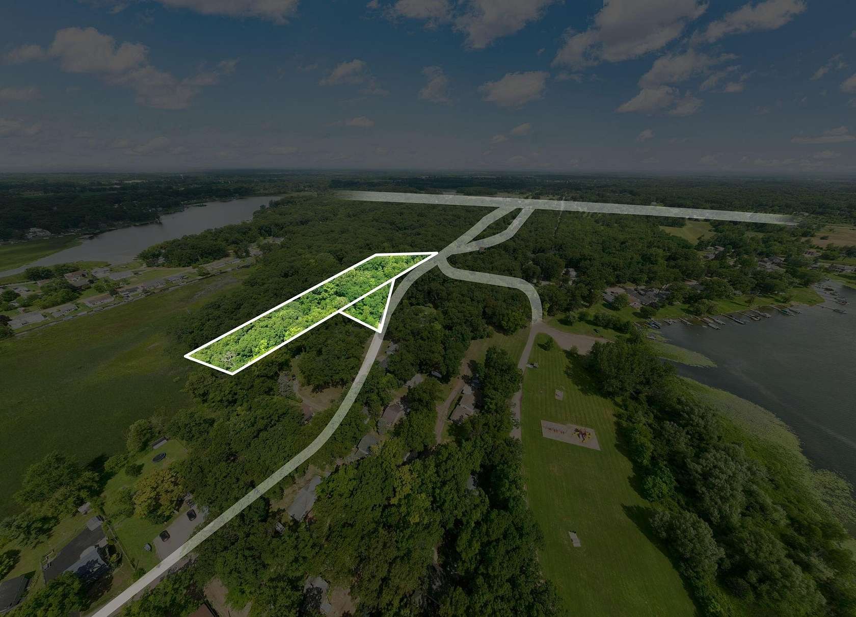 1.22 Acres of Land for Sale in Brooklyn, Michigan