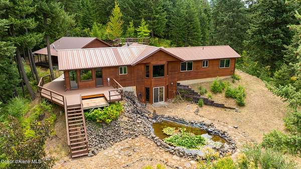 10 Acres of Residential Land with Home for Sale in Hayden, Idaho