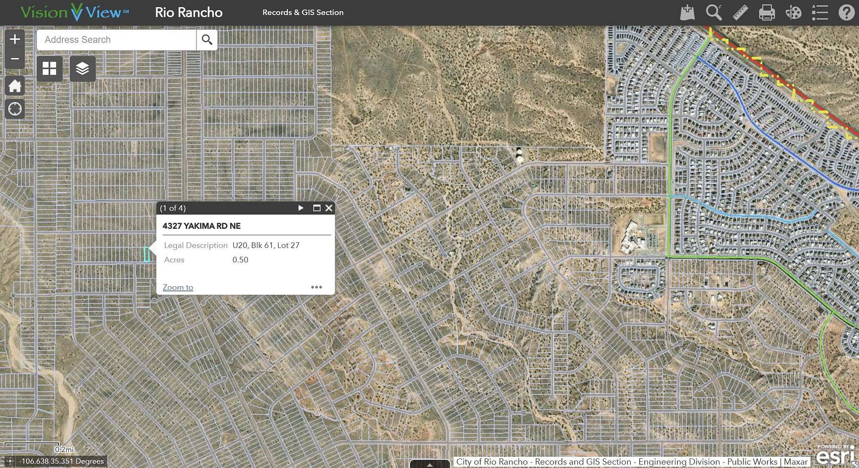 0.5 Acres of Land for Sale in Rio Rancho, New Mexico