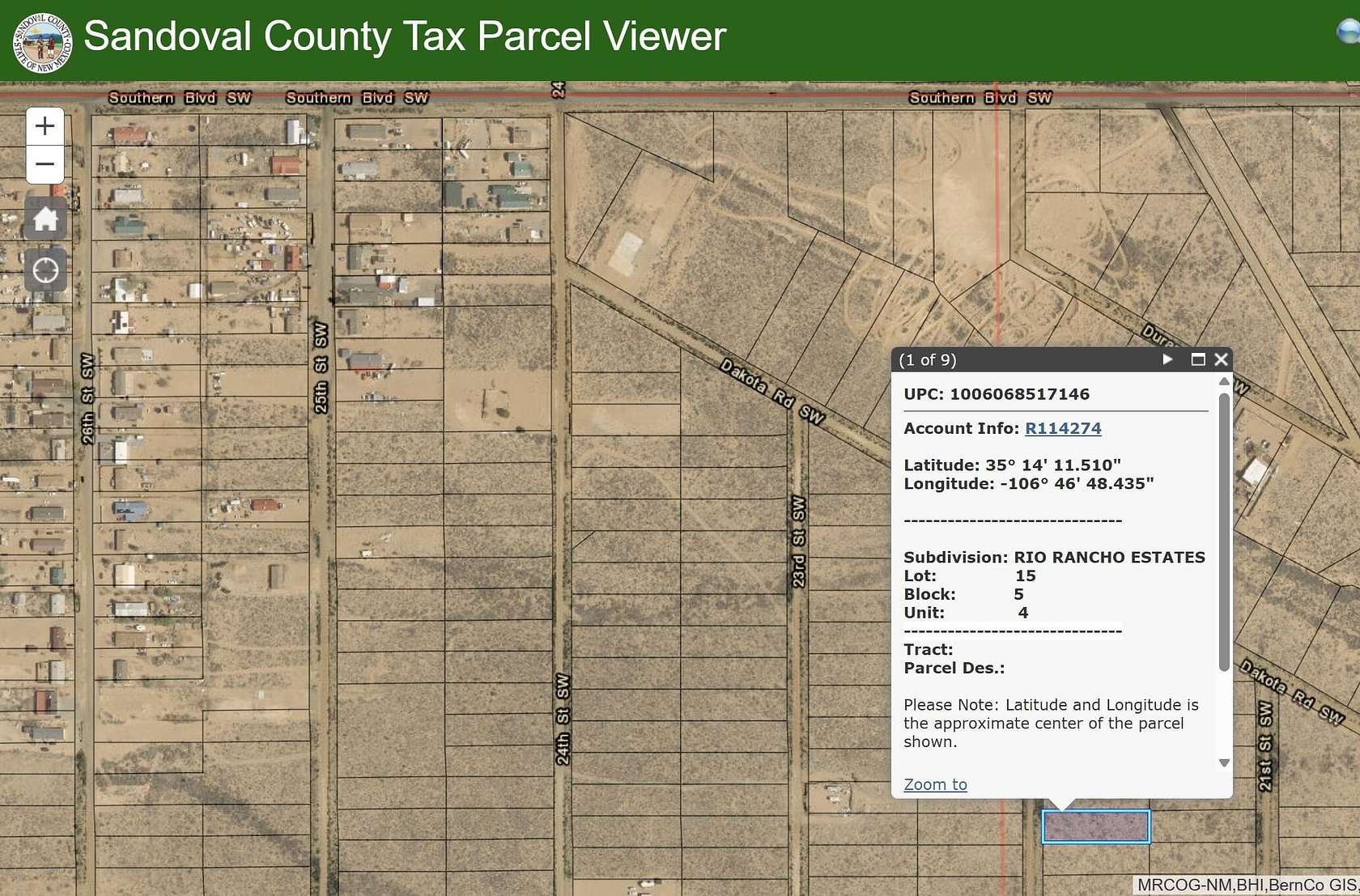0.5 Acres of Land for Sale in Rio Rancho, New Mexico