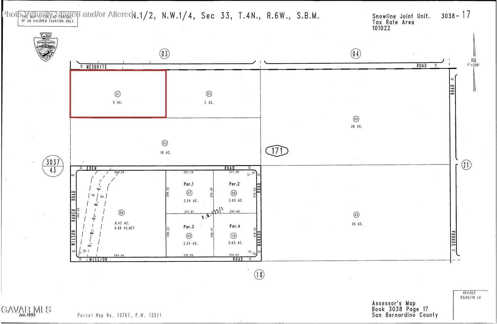 Residential Land for Sale in Phelan, California