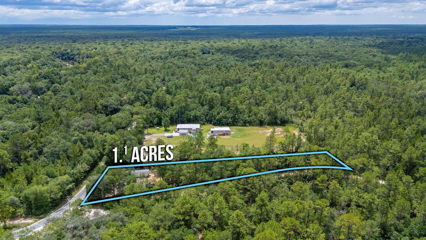 1.1 Acres of Residential Land with Home for Sale in Holt, Florida