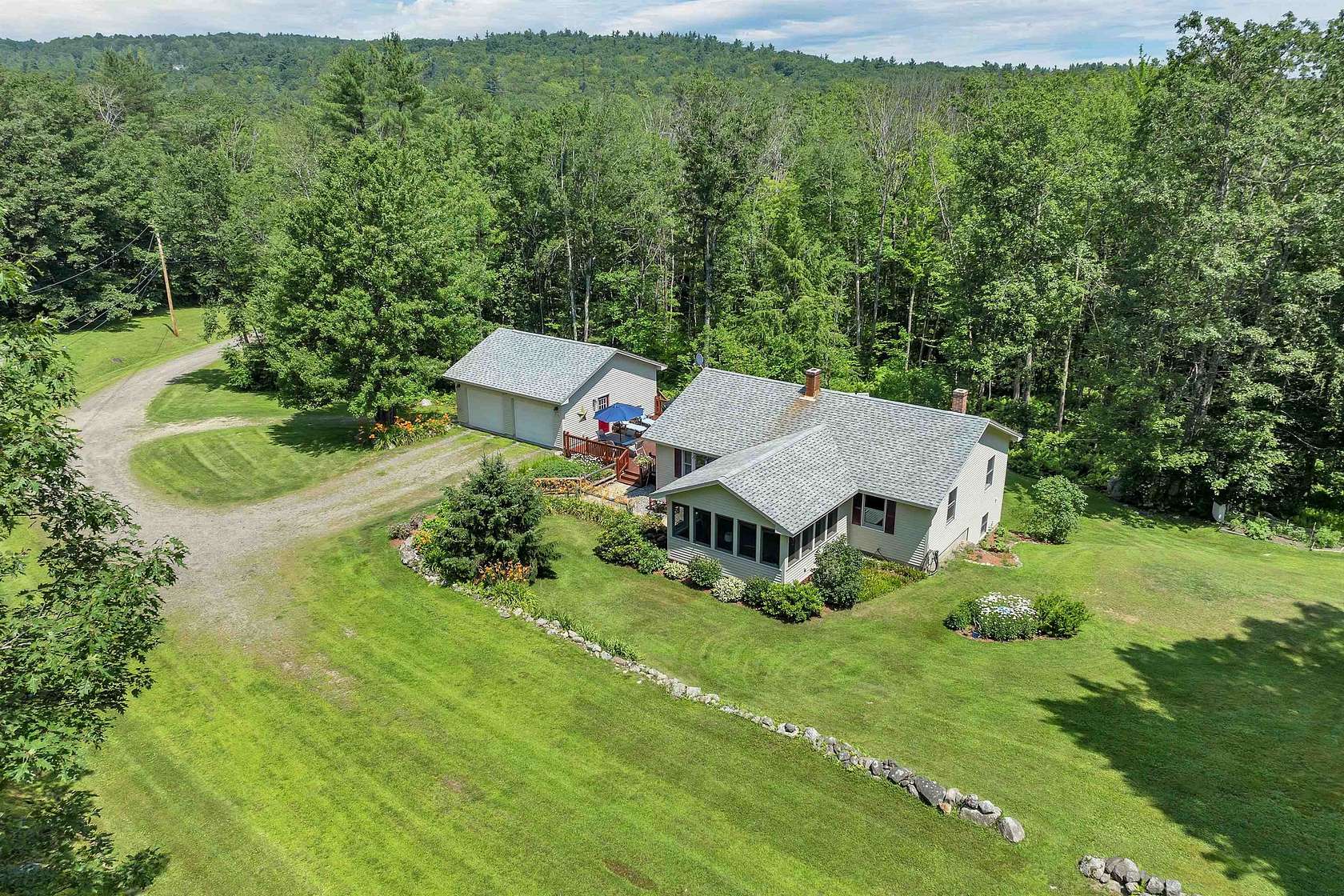 40.6 Acres of Recreational Land with Home for Sale in Laconia, New Hampshire