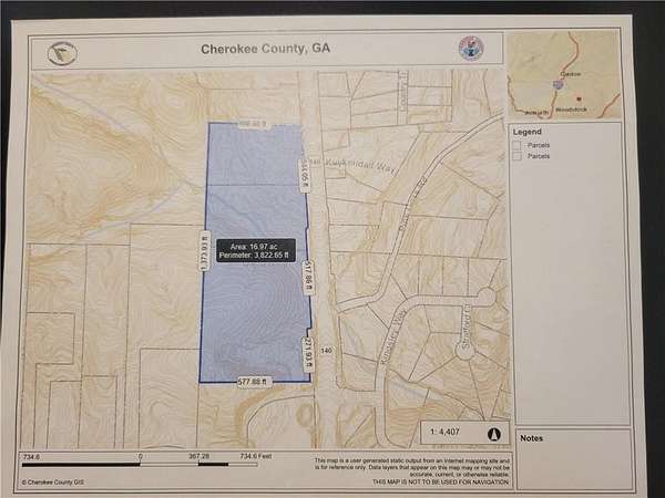 17 Acres of Mixed-Use Land for Sale in Woodstock, Georgia