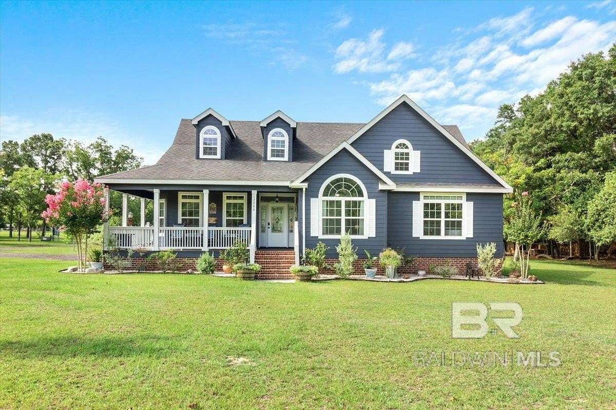 7.4 Acres of Land with Home for Sale in Summerdale, Alabama