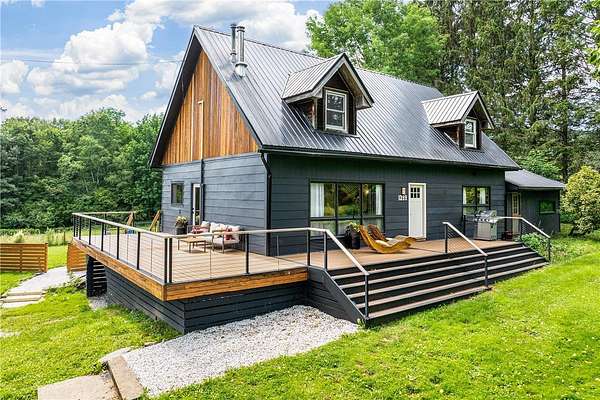 5 Acres of Residential Land with Home for Sale in De Lancey, New York