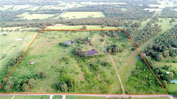 40 Acres of Agricultural Land with Home for Sale in Ozark, Arkansas