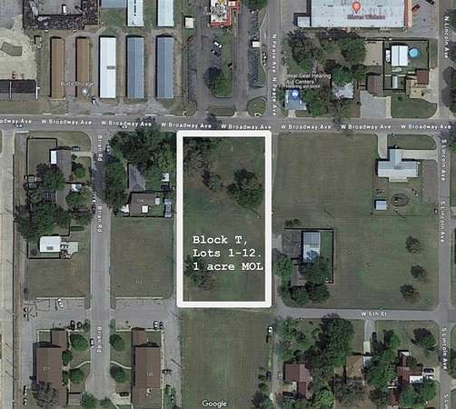 0.96 Acres of Commercial Land for Sale in Elk City, Oklahoma