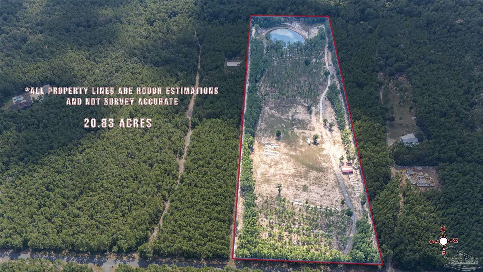 20.8 Acres of Agricultural & Residential Land for Sale in Pace, Florida