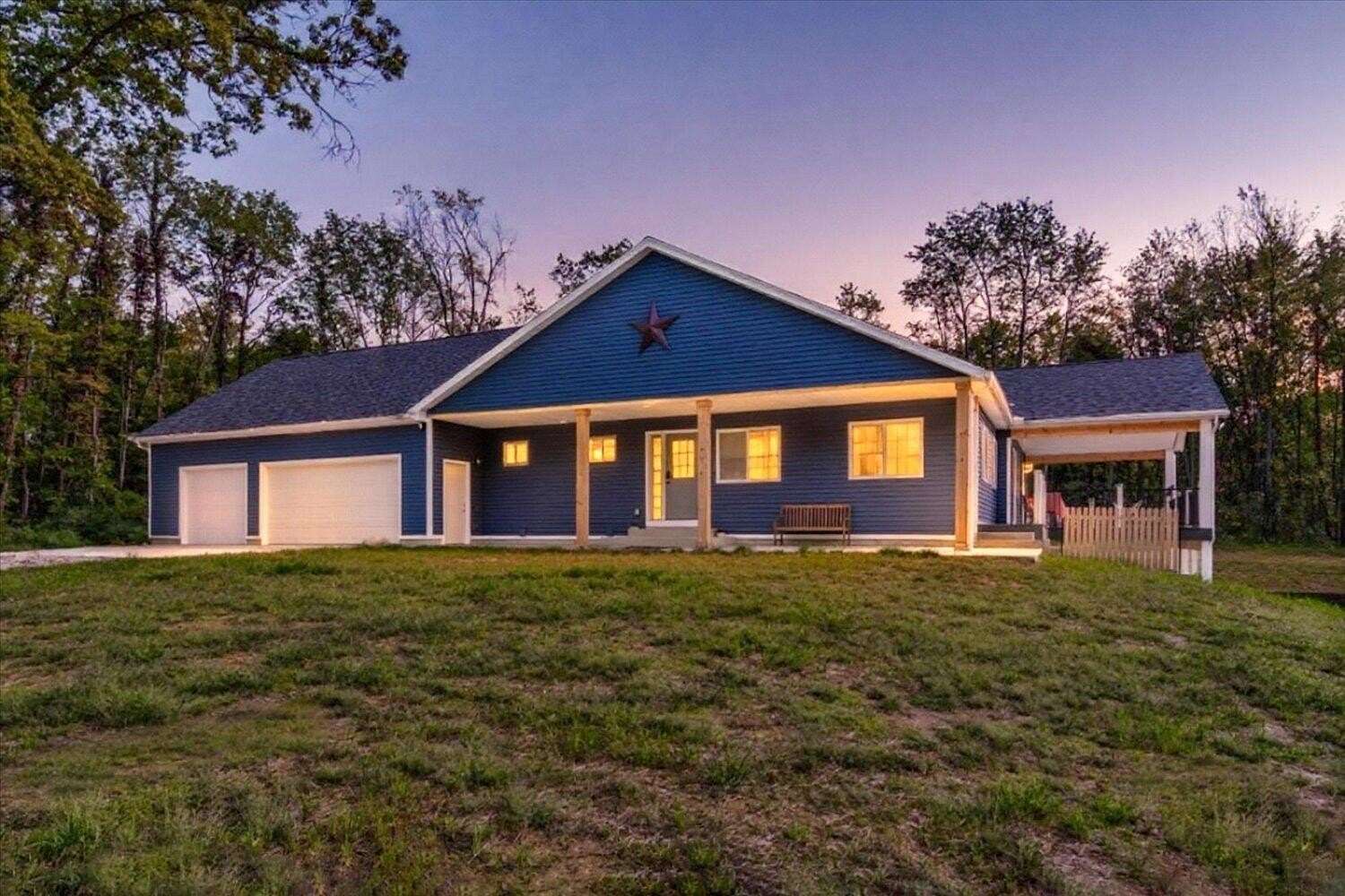 31 Acres of Recreational Land with Home for Sale in Bangor, Michigan