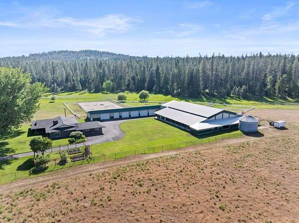 20 Acres of Agricultural Land with Home for Sale in Chattaroy, Washington