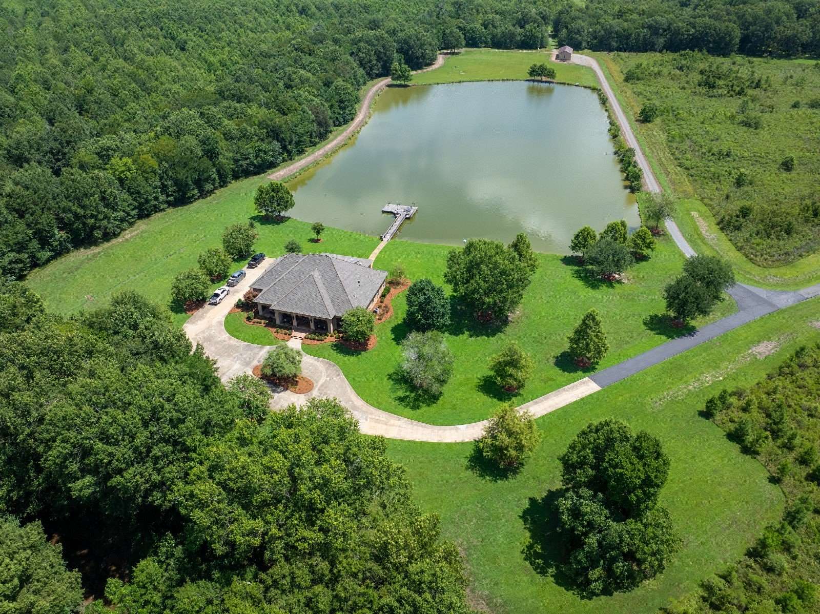 81 Acres of Recreational Land with Home for Sale in Monroe, Louisiana