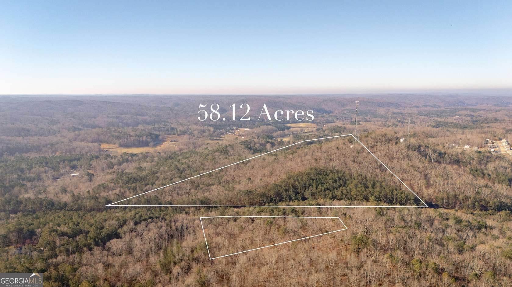 58.1 Acres of Recreational Land for Sale in Rockmart, Georgia