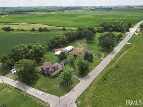 7.29 Acres of Land with Home for Sale in Boswell, Indiana